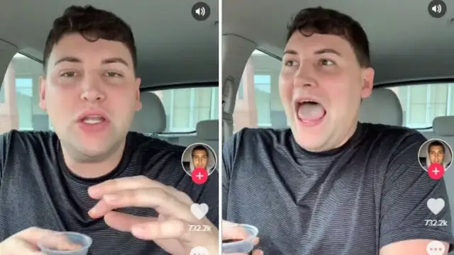 El reto de Tik Tok que consiste en sumergir los testículos en soja para notar el sabor de la salsa en la boca