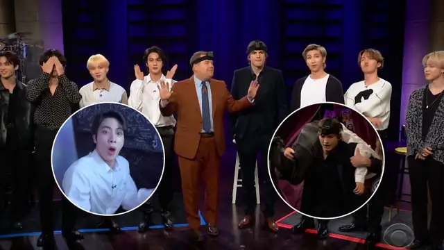 BTS juega al escondite con James Corden y Ashton Kutcher