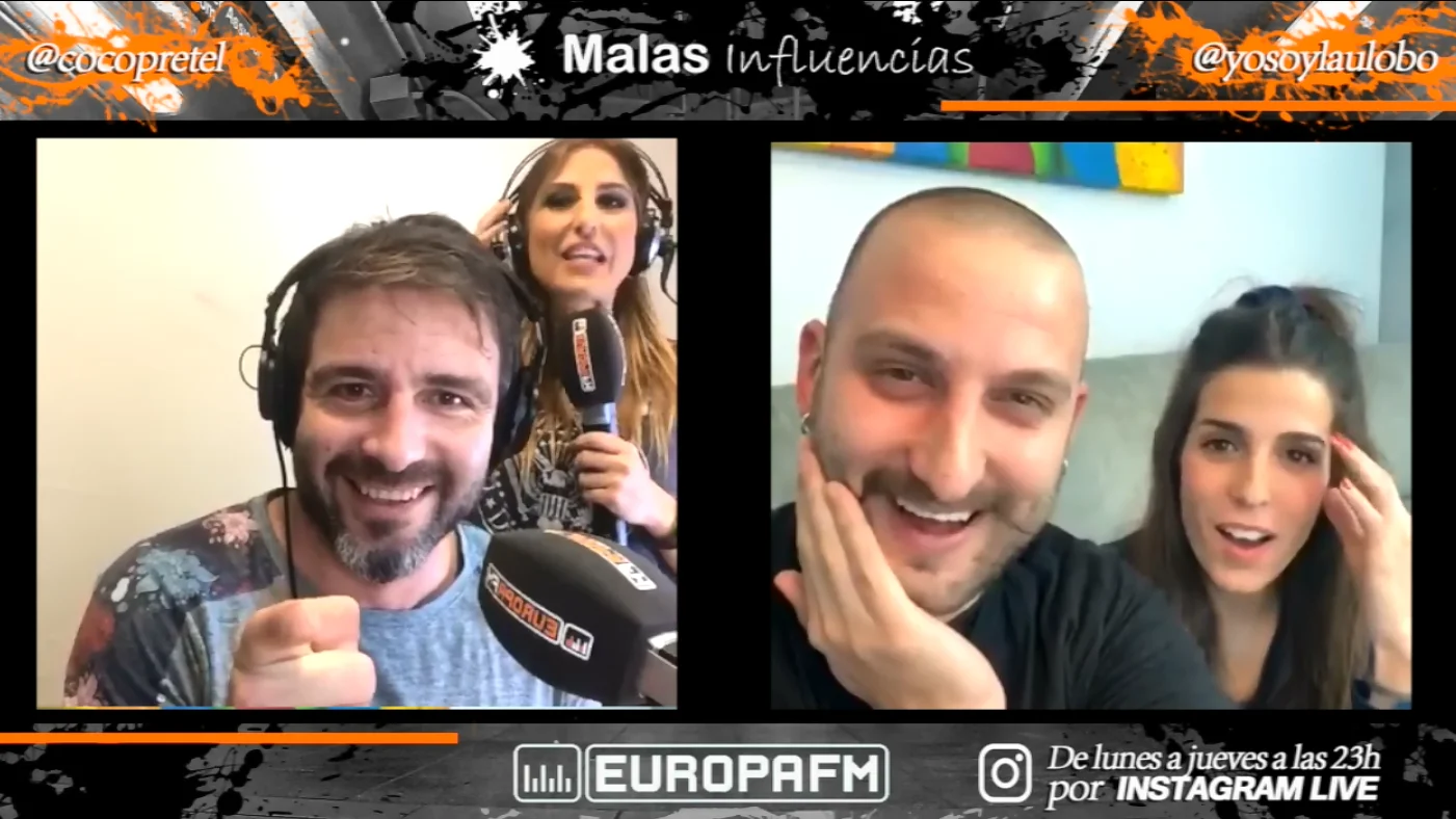 Coco Pretel y Laura Lobo con Ismael Lemais y la 'KISKILLOSA', en Malas Influencias