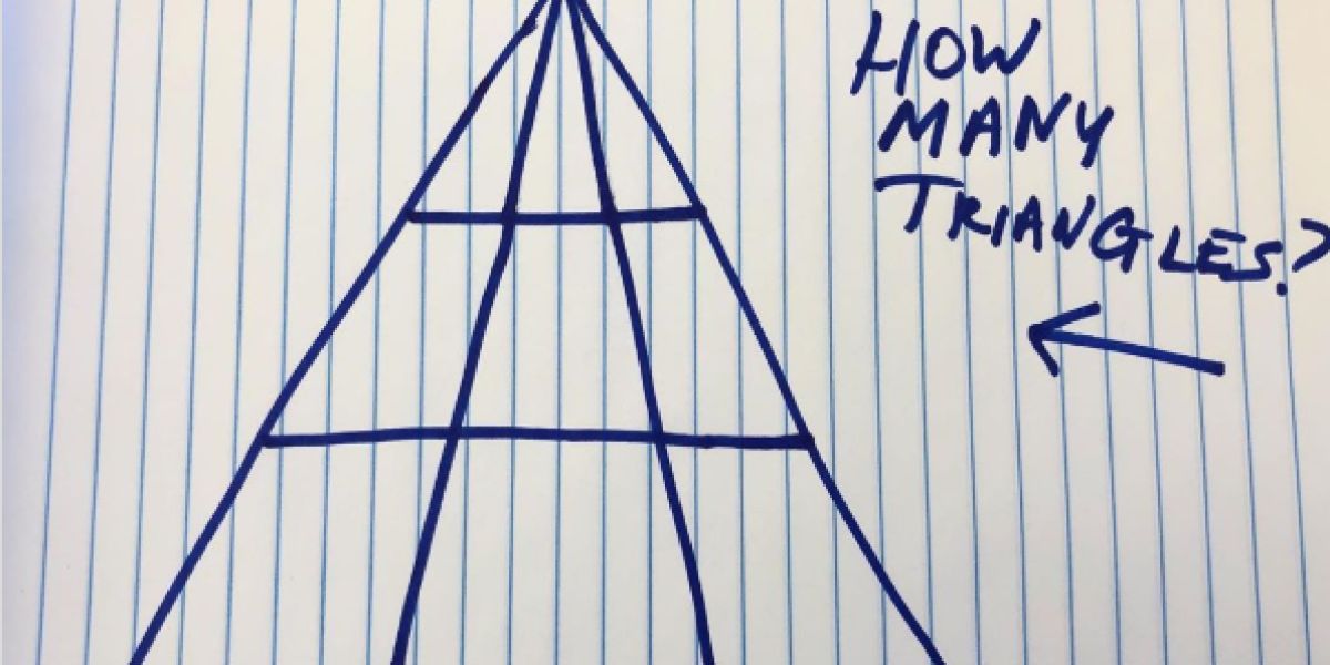Nuevo reto viral en las redes sociales: ¿Cuántos triángulos ves en esta foto?