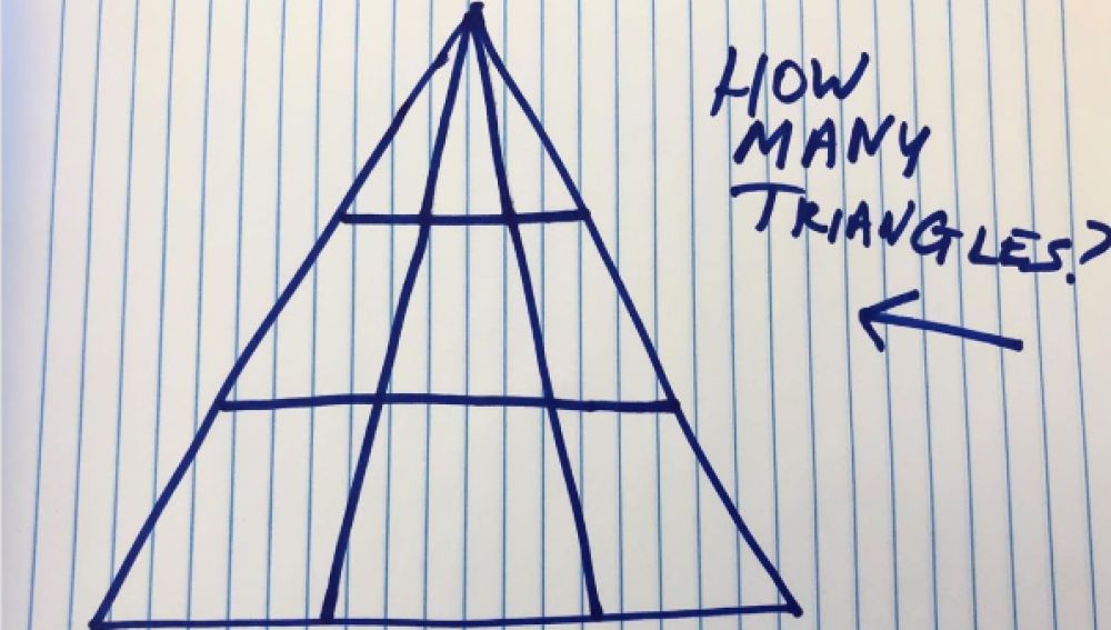 Nuevo reto viral en las redes sociales: ¿Cuántos triángulos ves en esta foto? 