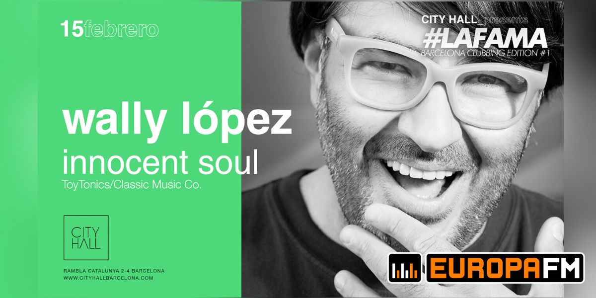 Wally Lopez en la sala City Hall de Barcelona