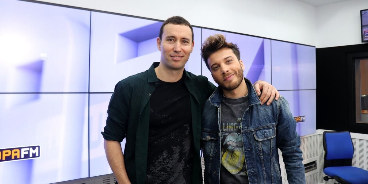 Blas Cantó y Juan Sánchez en la entrevista en Europa FM