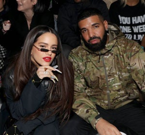 Rosalía y Drake en la presentación de la colección Tokyo Olympic en Nueva York Rosalía y Drake en la presentación de la colección Tokyo Olympic en Nueva York