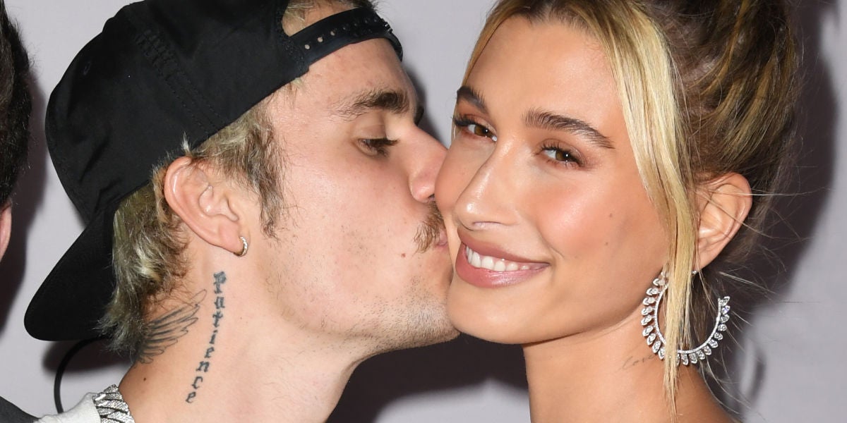 Justin Bieber y Hailey Baldwin en la presentación del documental 'Seasons'