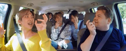 BTS en el Carpool Karoke con James Corden