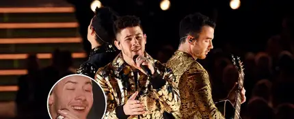 Nick Jonas durante su actuación en los Grammys Nick Jonas durante su actuación en los Grammys
