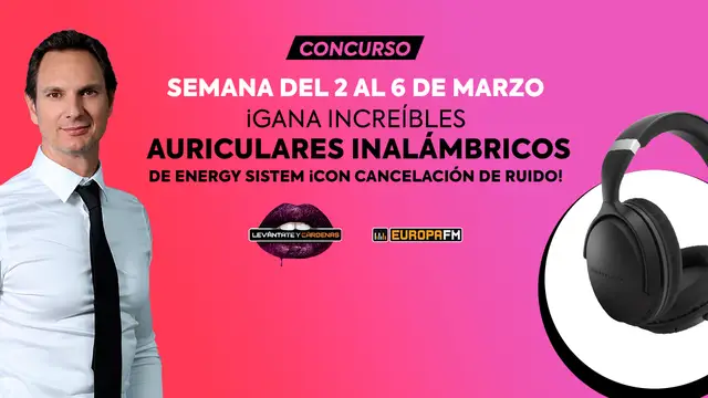 Consigue auriculares inalámbricos de Energy Sistem con Levántate y Cárdenas