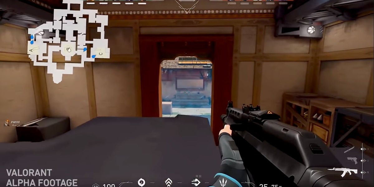 Screenshot de un gameplay de Valorant, de Riot