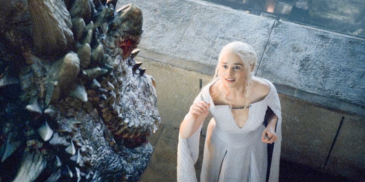 Emilia Clarke como Daenerys Targaryen en 'Juego de Tronos'