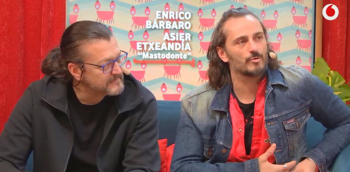 Asier Etxeandía y Enrico Barbaro