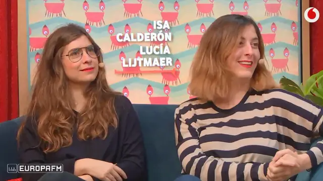 Isa Calderón y Lucía Lijtmaer