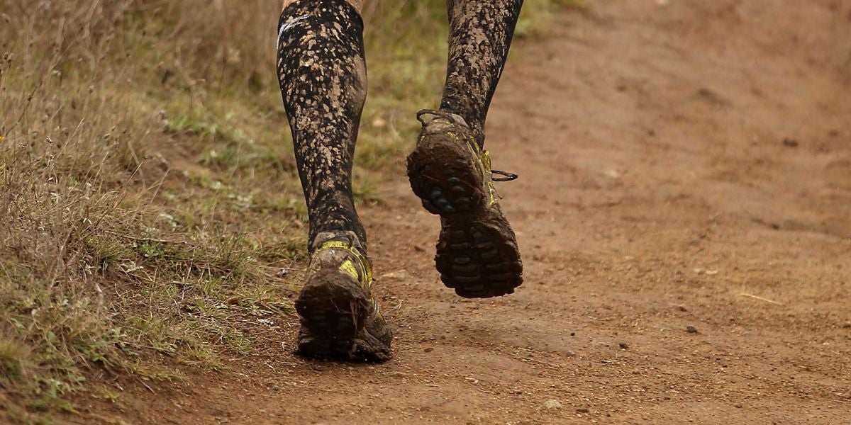 Un runner en plena carrera
