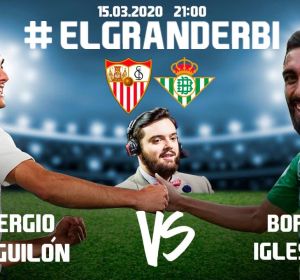 Así fue el gran derbi sevillano entre Sergio Reguilón (Sevilla) y Borja Iglesias (Betis) organizado por Ibai Así fue el gran derbi sevillano entre Sergio Reguilón (Sevilla) y Borja Iglesias (Betis) organizado por Ibai