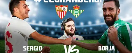 Así fue el gran derbi sevillano entre Sergio Reguilón (Sevilla) y Borja Iglesias (Betis) organizado por Ibai Así fue el gran derbi sevillano entre Sergio Reguilón (Sevilla) y Borja Iglesias (Betis) organizado por Ibai