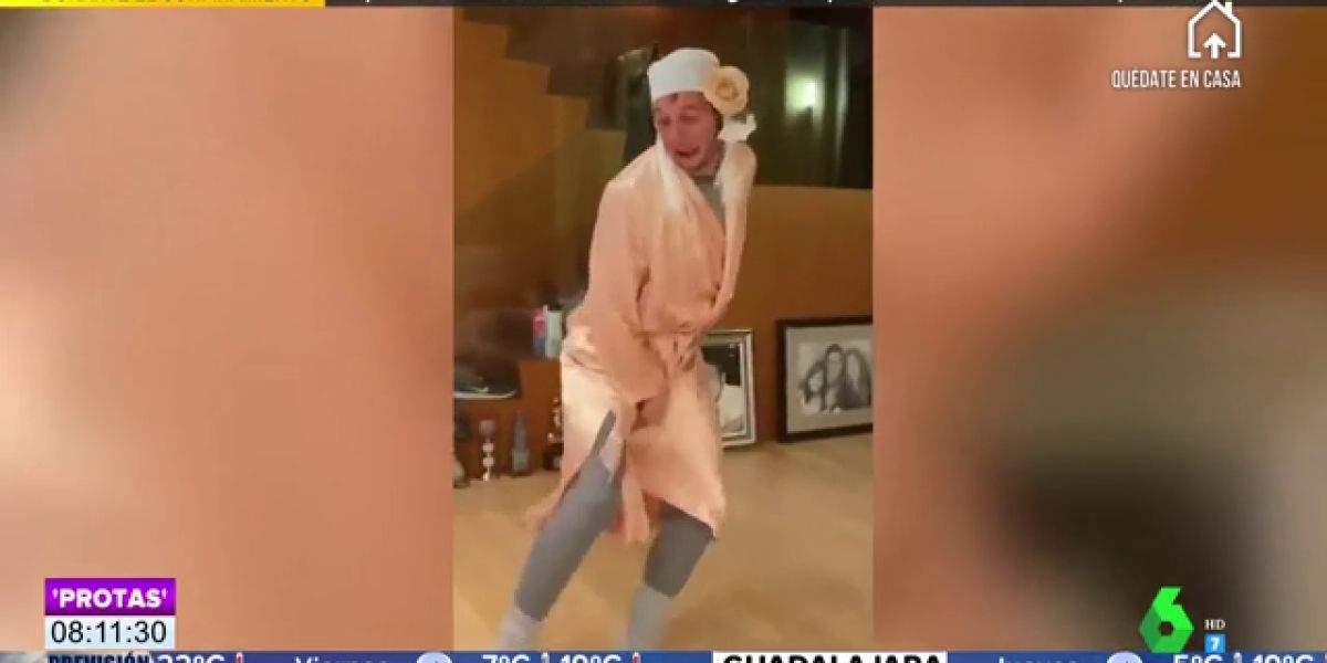 Joaquín ameniza a sus seguidores el confinamiento por coronavirus travestido y cantando 'Bamboleo' de los Gipsy Kings