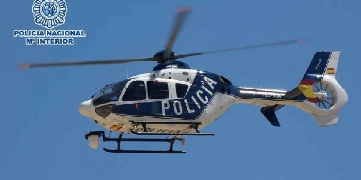 Helicóptero de la Policía Nacional