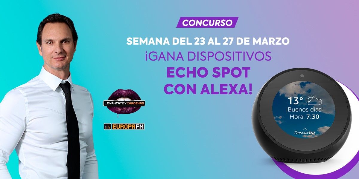 Consigue un fantástico Echo Spot de Amazon con asistente Alexa
