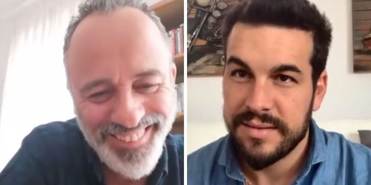 Mario Casas y Javier Gutiérrez en 'yu'