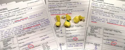 Denuncias y droga incautada a la octogenaria Denuncias y droga incautada a la octogenaria