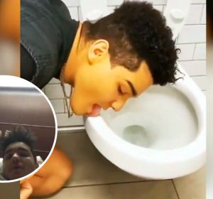 Influencer que lamió un inodoro, hospitalizado por coronavirus Influencer que lamió un inodoro, hospitalizado por coronavirus