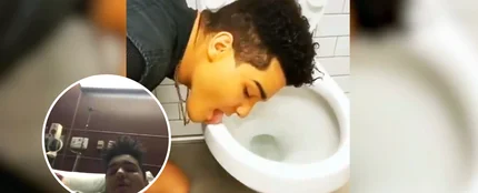 Influencer que lamió un inodoro, hospitalizado por coronavirus Influencer que lamió un inodoro, hospitalizado por coronavirus