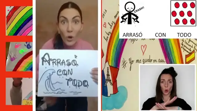 El esperanzador mensaje que profesores españoles mandan a sus alumnos al ritmo de 'Vivir' de Rozalén y Estopa