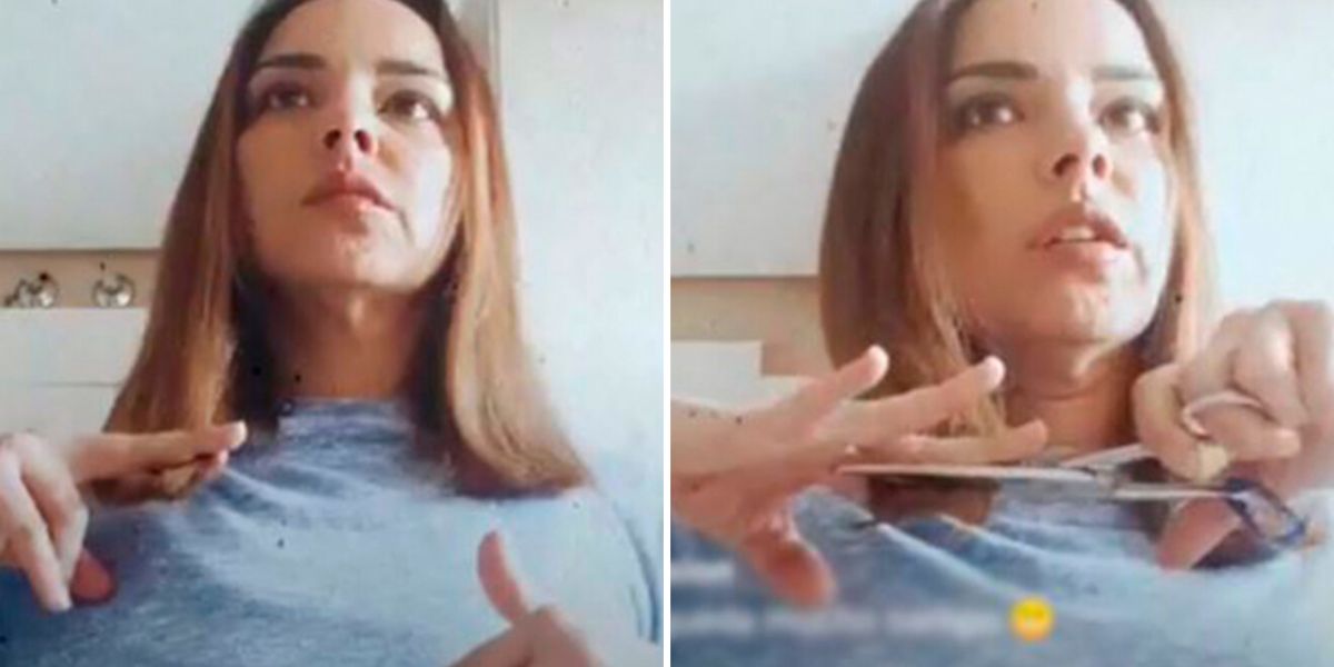 Chenoa se corta el pelo en un LIVE de Instagram