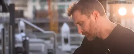 David Guetta durante su sesión benéfica #UnitedAtHome David Guetta durante su sesión benéfica #UnitedAtHome