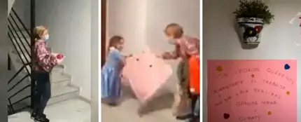 La bonita sorpresa de sus vecinos a Marina, una enfermera La bonita sorpresa de sus vecinos a Marina, una enfermera