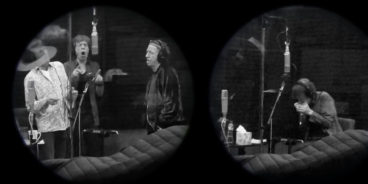 Los Rolling Stones en el videoclip de 'Living in a Ghost Town'