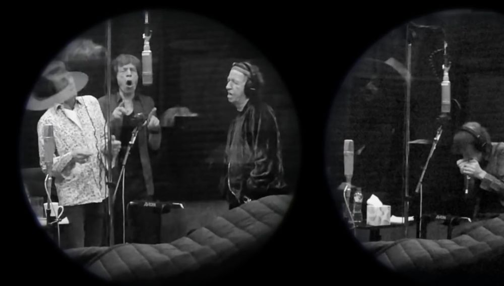 Los Rolling Stones en el videoclip de 'Living in a Ghost Town'