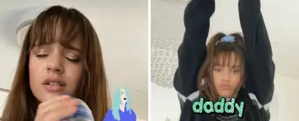 Rosalía cantando en Instagram Rosalía cantando en Instagram