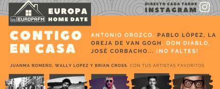 Europa Home Date: Antonio, Orozco, Pablo López o Don Diablo