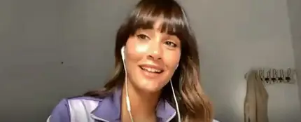 Aitana durante su entrevista en Europa Home Date Aitana durante su entrevista en Europa Home Date