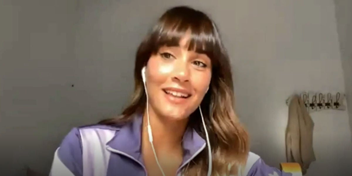 Aitana durante su entrevista en Europa Home Date