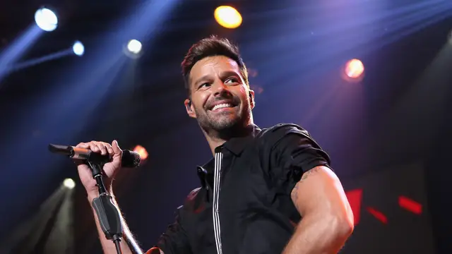 Ricky Martin durante una actuación