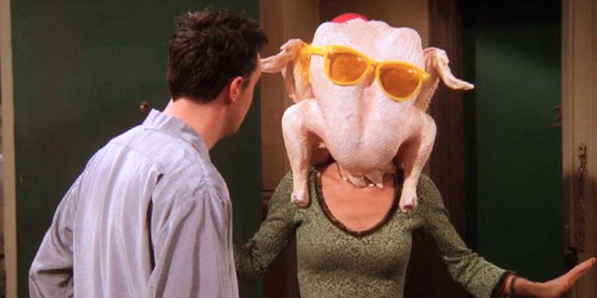 Mónica y el pavo en Friends
