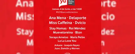 Programa benéfico de 'yu, no te pierdas nada' Programa benéfico de 'yu, no te pierdas nada'