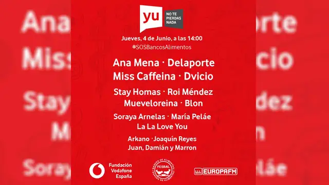 Programa benéfico de 'yu, no te pierdas nada'