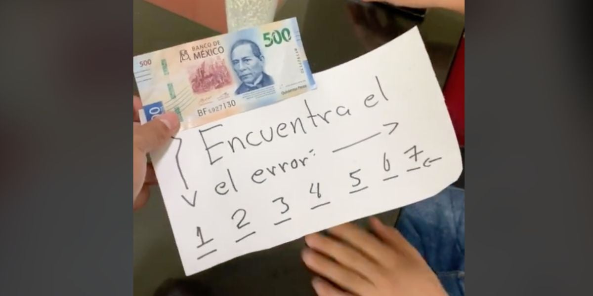 ¿Cuál es el error de la imagen? Tienes 10 segundos para encontrarlo