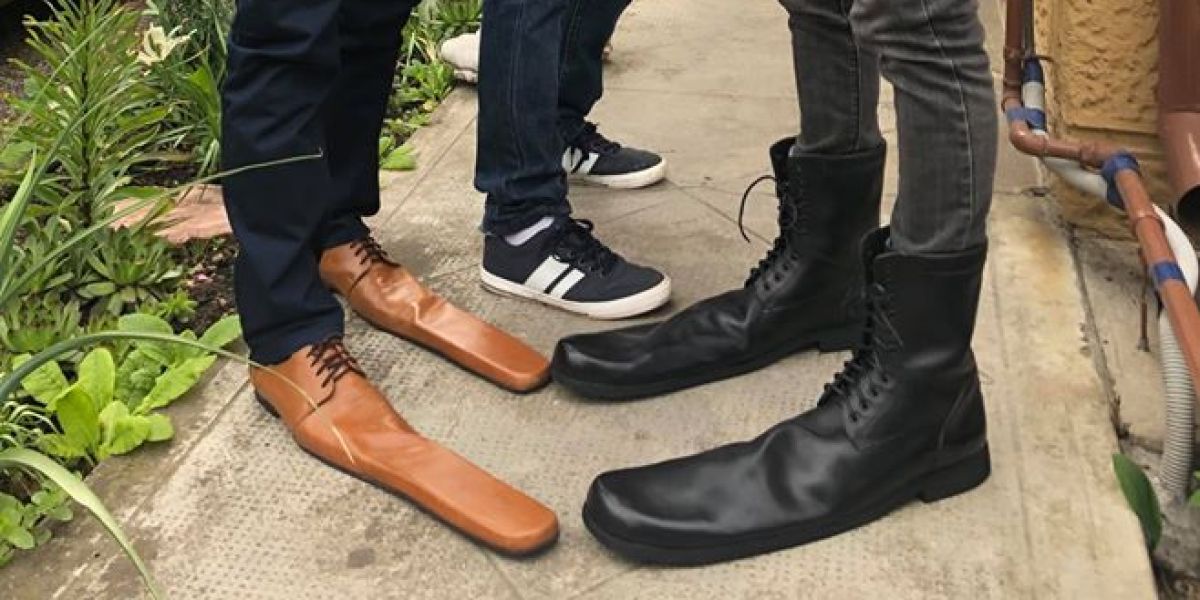 Los zapatos para mantener la distancia de seguridad