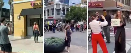 Postureo en medio de las protestas: la bochornosa actitud de algunos influencers Postureo en medio de las protestas: la bochornosa actitud de algunos influencers