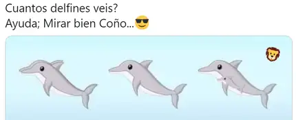 Reto visual: ¿Cuántos delfines ves? Reto visual: ¿Cuántos delfines ves?