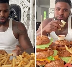 Jason Derulo se come 22 hamburguesas Jason Derulo se come 22 hamburguesas