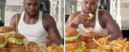 Jason Derulo se come 22 hamburguesas Jason Derulo se come 22 hamburguesas