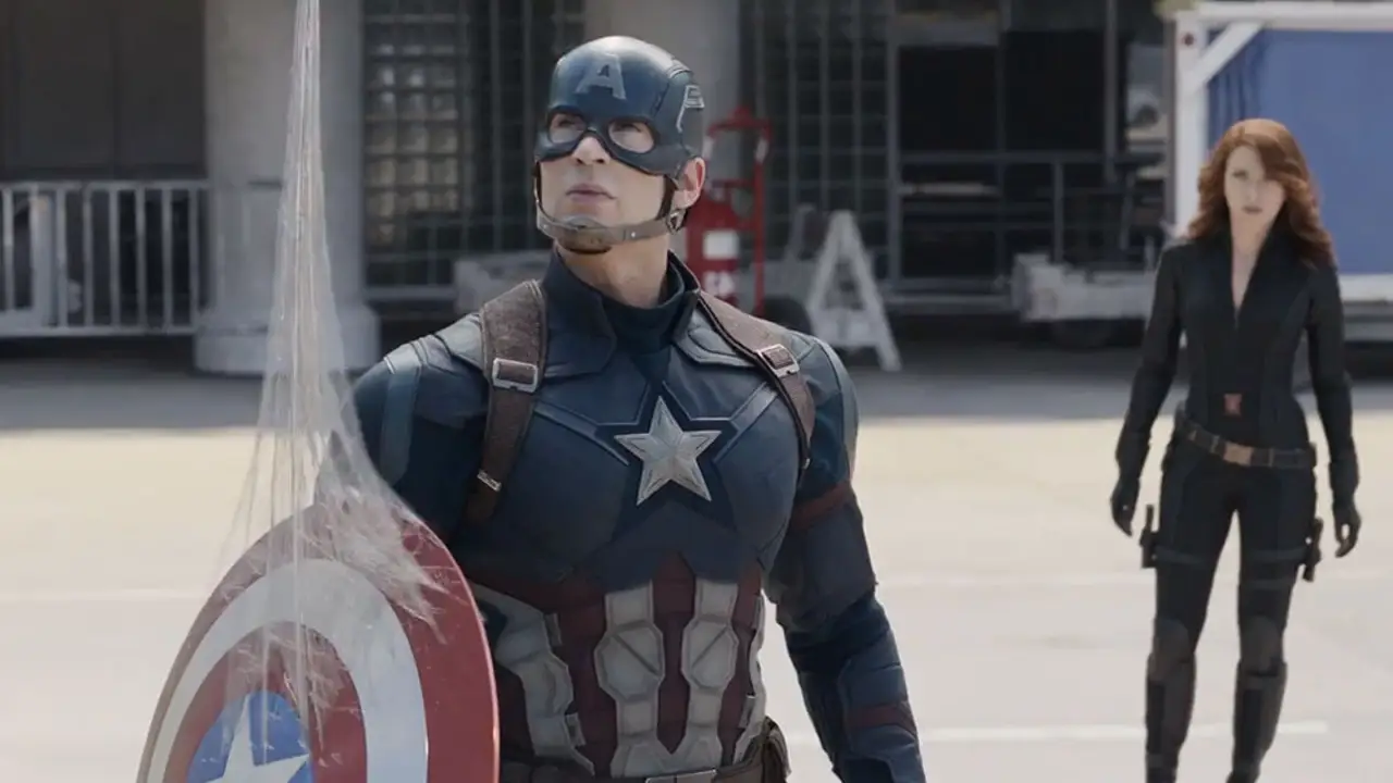 Chris Evans en 'Capitán América: Civil War' Chris Evans en 'Capitán América: Civil War'
