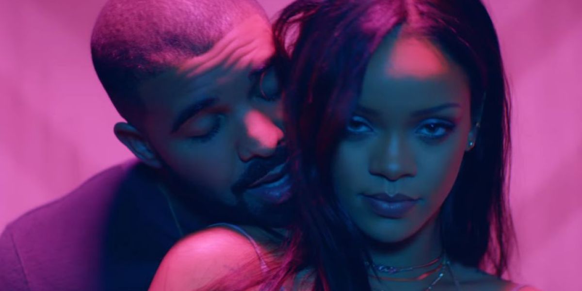 Drake y Rihanna en el vídeo de 'Work'