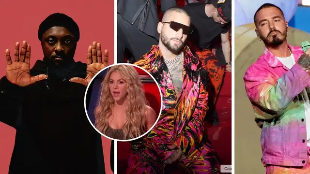 ¿Se están riendo J Balvin, Maluma y Will.I.Am de Shakira?