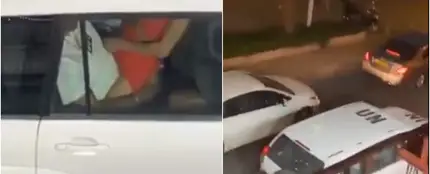 Graban a dos funcionarios de la ONU manteniendo sexo en el coche oficial durante un atasco Graban a dos funcionarios de la ONU manteniendo sexo en el coche oficial durante un atasco